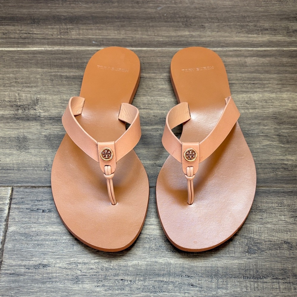 Tory Burch Tan Leather Sandals